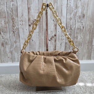 Unbranded Beige/Tan Shoulder Bag Small
